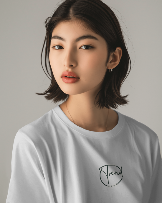 Trend Wave logo - 100% Organic Cotton - Breathable unisex T-Shirt