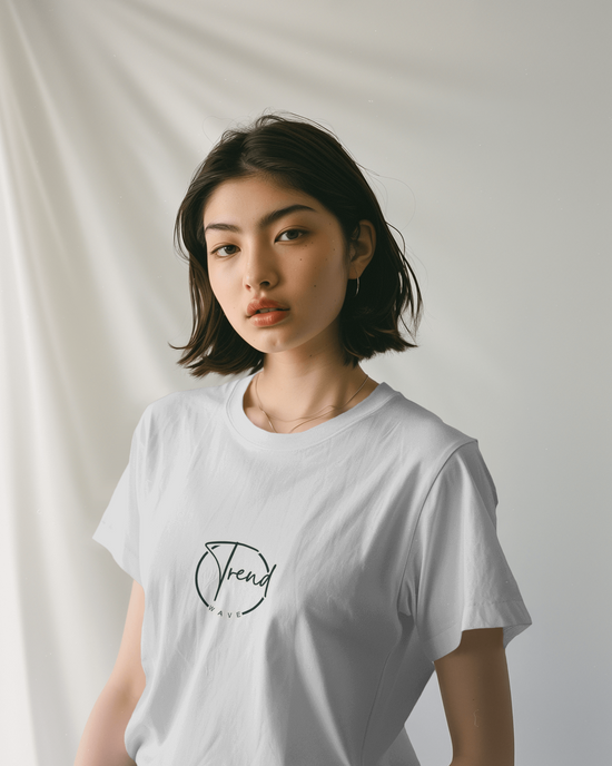 Trend Wave logo - 100% Organic Cotton - Breathable unisex T-Shirt