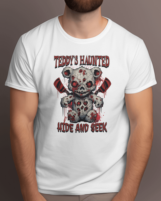 Teddy's Haunted 100% Cotton Short Sleeve T-Shirt