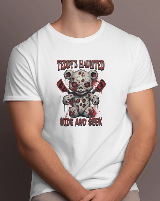 Teddy's Haunted 100% Cotton Short Sleeve T-Shirt