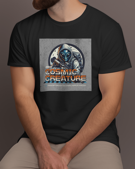 Cosmsic Creature - 100% organic cotton - relaxed fit casual t-shirt